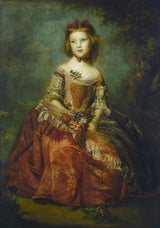 約書亞·雷諾茲爵士-1758-伊麗莎白·漢密爾頓夫人-藝術印刷-精美藝術複製品-牆藝術-id-a76k1ym5r