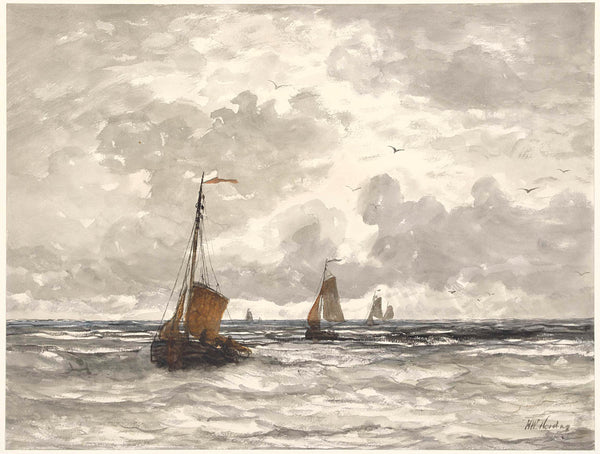 hendrik-willem-mesdag-1841-fishing-boats-on-the-breakers-art-print-fine-art-reproduction-wall-art-id-a777qngr0