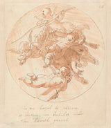 mattheus-terwesten-1680-putti-dra-die-wapens-van-hercules-hemel-kuns-druk-fyn-kuns-reproduksie-muurkuns-id-a77rjtybv