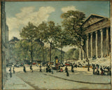 路易斯·布拉夸瓦尔-1912-1912 年玛德琳广场-艺术印刷品美术复制品墙壁艺术