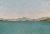 Džons Frederiks Kensets-1872-Lake-George-Free-study-art-print-fine-art-reproduction-wall-art-id-a786kbfl1