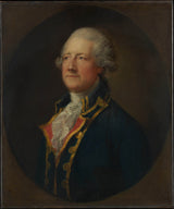 托馬斯蓋恩斯伯勒約翰霍巴特肖像 1723-1793-2nd 白金漢郡伯爵藝術印刷品美術複製品牆藝術 id-a78idznmh