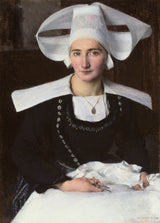 pascal-adolphe-jean-dagnan-bouveret-1886-kobieta-z-bretanii-druk-reprodukcja-dzieł sztuki-sztuka-ścienna-id-a78ojsj0a