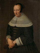 godaert-kamper-1656-portret-kobiety-druk-sztuki-reprodukcja-dzieł sztuki-sztuka-ścienna-id-a78q8rkwy