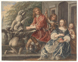 Matthijs-maris-1849-cornelis-de-wit-his和他的家庭艺术版画精美的艺术复制品-墙-艺术-id-a794tse4s