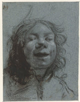 moses-ter-borch-1660-מחייך-דיוקן-עצמי-אמנות-הדפס-אמנות-רפרודוקציה-קיר-אמנות-מזהה-a7994ufd7