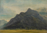 Heinrich-burkel-the-Unterberg-nær-Salzburg-art-print-fine-art-gjengivelse-vegg-art-id-a79g59j8d