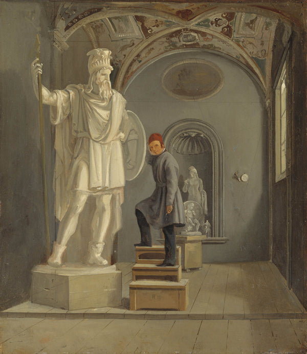 carl-stefan-bennet-1831-the-sculptor-fogelbergs-studio-in-rome-art-print-fine-art-reproduction-wall-art-id-a79q7ky6j