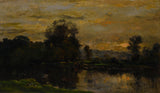 查爾斯-弗朗索瓦-多比尼-1872-風景與鴨子藝術印刷精美藝術複製品牆藝術 id-a79vl08on