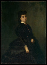玛丽亚诺·福图尼·马尔萨尔1865年，夫人艺术印刷精美的艺术复制品墙艺术ID-a79wen706