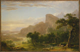灰褐色durand 1850风景场景从thanatopsis艺术印刷精美的艺术再现墙艺术id a79xp1ux4