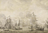 willem-van-de-velde-i-1658-episódio-da-batalha-entre-os-holandeses-e-suecos-impressão de arte-reprodução de belas artes-id-arte-de-parede-a7bdjjch4