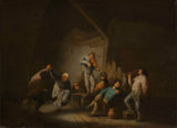 adriaen-van-ostade-1625-댄싱-커플-아트-프린트-미술-복제-벽-아트-id-a7cb1uft3
