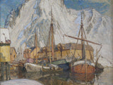 anna-Boberg-the-havnen-at-Svolvær-Lofoten-art-print-fine-art-gjengivelse-vegg-art-id-a7cvrnovn