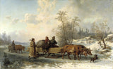 尼尔斯·安德森（Nils-andersson）1862年，农民从索伦达（Sorunda）到斯德哥尔摩的艺术印刷精美艺术复制品墙艺术ID A7FJN05BK