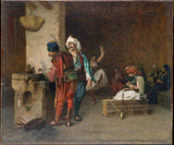 jean-leon-gerome-1884-cafe-house-cairo-casting-bullets-art-print-fine-art-reproduction-wall-art-id-a7fn4q3to