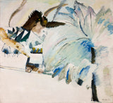 wassily-kandinsky-1911-murnau，有机车艺术印刷精美的艺术复制品-墙-艺术-id-a7gv9eks9