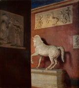 georg-seligmann-1903-corner来自一个走廊，在thorvaldsens博物馆中，艺术印刷精美的艺术复制品，墙艺术id-a7iqgubn4