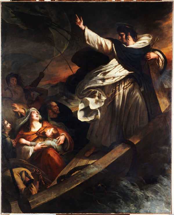 ary-scheffer-1823-st-thomas-aquinas-preaching-trust-in-god-during-the-storm-art-print-fine-art-reproduction-wall-art