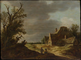 jan-van-goyen-1627-zandweg-met-boerderij-kunstprint-kunst-reproductie-muurkunst-id-a7kjvqz0p