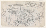 leo-gestel 1891草图，循环种族艺术打印，精美的艺术复制品，墙壁艺术id-a7l09tkic