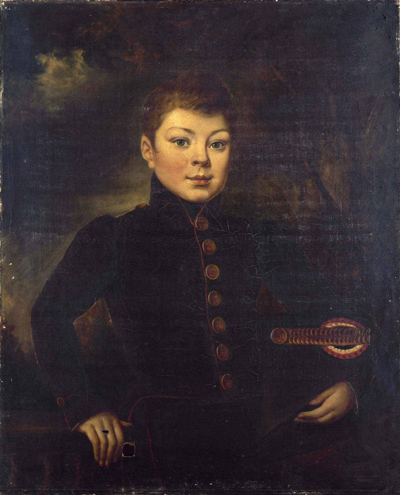 ecole-francaise-1837-portrait-of-charles-rene-breteau-1826-1877-uniformed-student-charlemagne-high-school-art-print-fine-art-reproduction-wall-art