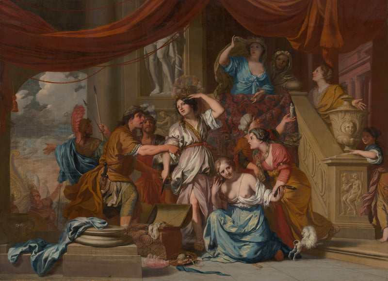 gerard-de-lairesse-1680-achilles-discovered-among-the-daughters-of-lycomedes-art-print-fine-art-reproduction-wall-art-id-a7l5lgz7j