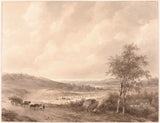 andreas-schelfhout-1797-landskap-mellan-calais-och-boulogne-konsttryck-finkonst-reproduktion-väggkonst-id-a7l9fi5rn