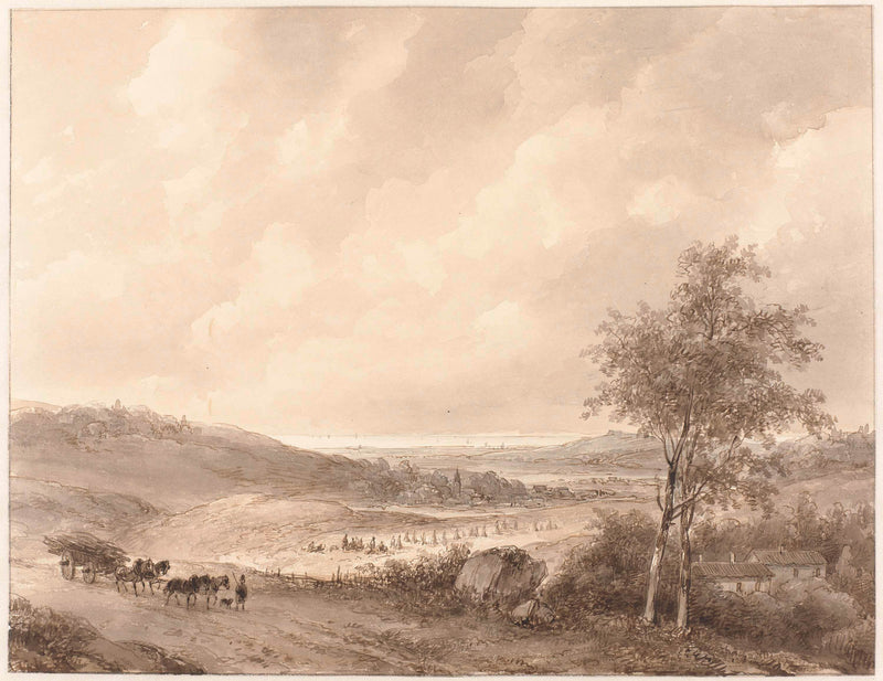 andreas-schelfhout-1797-landscape-between-calais-and-boulogne-art-print-fine-art-reproduction-wall-art-id-a7l9fi5rn