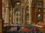 bartholomeus-van-bassen-1626-interieur-van-een-katholieke-kerk-kunstprint-beeldende-kunst-reproductie-muurkunst-id-a7lgou69s
