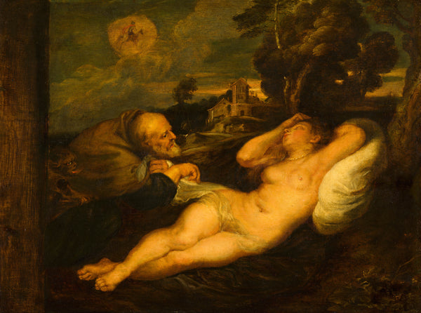 peter-paul-rubens-1637-angelica-spied-on-by-the-hermit-art-print-fine-art-reproduction-wall-art-id-a7lp8r60h