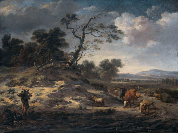 jan-wijnants-1655-landscape-with-cows-on-a-country-road-art-print-fine-art-reproduction-wall-art-id-a7lwjp8oi