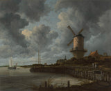 jacob-isaacksz-van-Ruisdael-1668-the-mlyn-at-Wijk bij - Duurstede-art-print-fine-art-reprodukčnej-wall-art-id-a7ly9mnzb