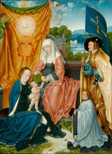 巴特尔-布鲁因-长老-1530-处女和孩子与圣安妮-圣杰伦-和-捐赠者-艺术印刷品-精美艺术-复制品-墙艺术-id-a7myij4qs