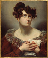 匿名-1779-假定-安妮-弗朗索瓦-伊波利特-布泰的肖像-稱為-瑪斯小姐-1779-1847-法國喜劇藝術印刷藝術複製品牆的成員-藝術