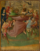 Master-of-the-Worcester-panel-1425-Christ-bærer-the-kryss-art-print-kunst--gjengivelse-vegg-art-id-a7nol2s5l