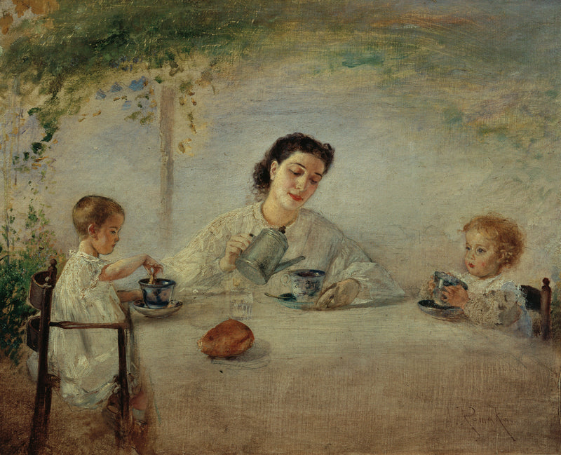 anton-romako-1873-the-artists-family-at-breakfast-art-print-fine-art-reproduction-wall-art-id-a7npjqfdi