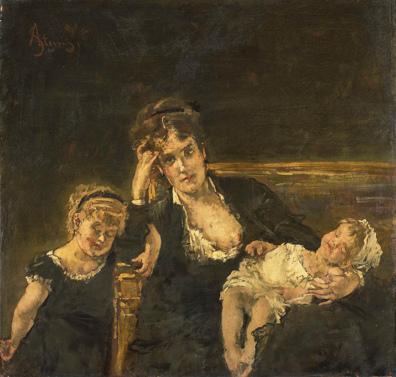 alfred-stevens-1850-the-widow-art-print-fine-art-reproduction-wall-art-id-a7o8yt2l3