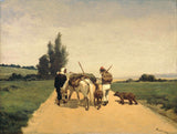 karel-frederik-bombled-1881-gypsies-on-the-road-art-print-fine-art-reproduction-wall-art-id-a7paluj4m