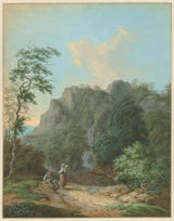 անհայտ-1700-լանդշաֆտ-նստած-տղամարդ-կին-կանանց-կանգնած-արտ-print-fine-art-reproduction-wall-art-id-a7pbh0162