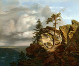 克里斯蒂安·恩斯特·伯恩哈德·摩根斯坦-1830-樹脂景觀-呂訥堡希思-哈爾堡附近-藝術印刷品-精美藝術-複製品-牆藝術-id-a7pvxqntb