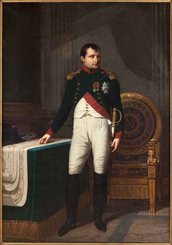 robert-lefevre-1809-portrait-of-napoleon-i-1769-1821-in-the-uniform-of-colonel-of-chasseurs-of-the-guard-art-print-fine-art-reproduction-wall-art
