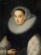 戈齊烏斯-格爾多普-1599-霍滕西亞-德爾-普拉多-死亡-1627 的肖像-藝術印刷品-精美藝術-複製品-牆藝術-id-a7rblnc1t
