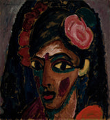 阿列克謝-馮-賈倫斯基-1913-埃及女孩藝術印刷美術複製品牆藝術 id-a7s5fhj9d