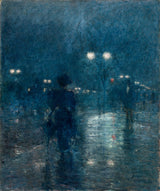 childe-Hassam-1895 femtedel-avenue-nocturn-art-print-kunst--gjengivelse-vegg-art-id-a7tf9xro4