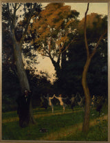 jules-georges-bondoux-1912-victor-hugo-desenhando-os-raios-e-sombras-impressão-de-arte-reprodução-arte-de-parede