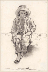johan-daniel-koelman-1841-étude-d-un-garçon-assis-devant-art-print-fine-art-reproduction-wall-art-id-a7w3azbm9