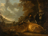 aelbert-cuyp-1650-景觀與奶牛和年輕牧民藝術印刷美術複製牆藝術 id a7xfz0imm