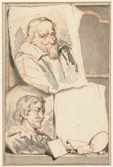Jacob-Houbraken-1708-partraits-of-wencelaus-koeberger-and-lucas-van-uden-art-print-fine-art-reproduction-wall-art-id-a7yt37ytl