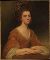 乔治·罗姆尼·迈尔斯·查尔斯·弗雷德里克·玛莎·林登去世了1794年艺术印刷精美的艺术复制品墙艺术ID A7Z1JNYPW
